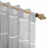 Ricardo Ricardo Horizon Stripe Rod Pocket/Back Tab Curtain Panel 03675-70-096-10